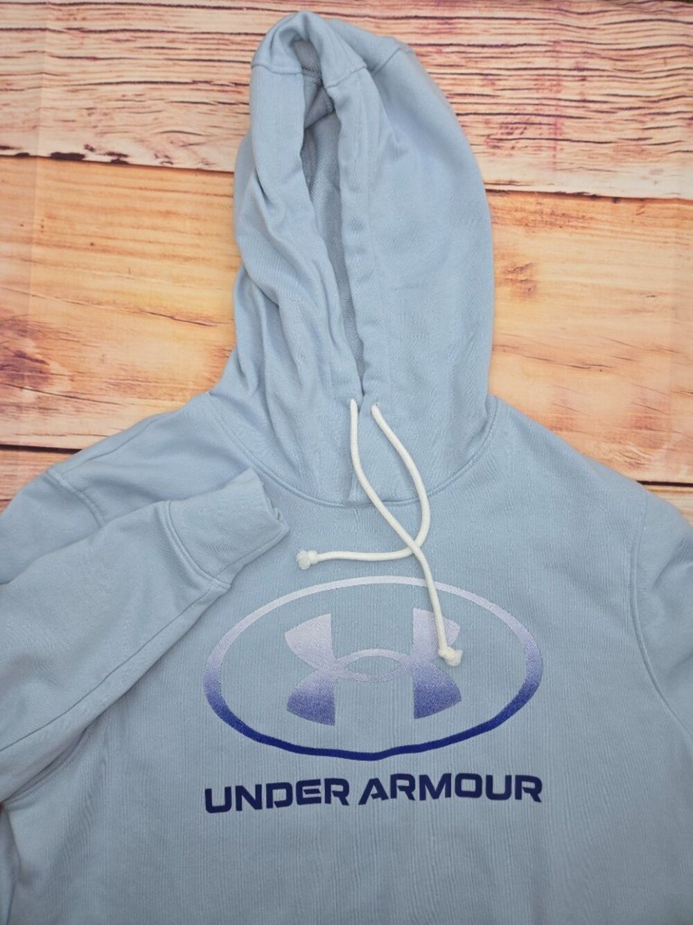 Under Armour Mens Blue Pullover Hoodie Medium